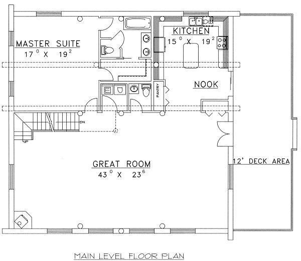 main floor house blueprint