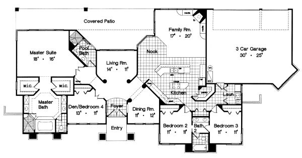 main floor house blueprint