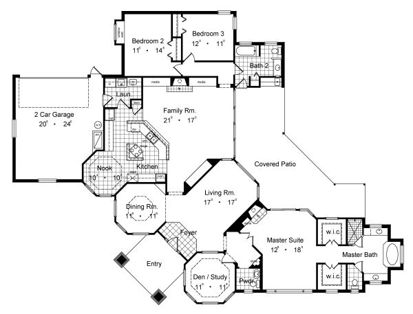 main floor house blueprint