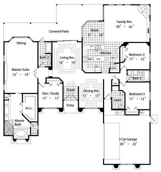 main floor house blueprint
