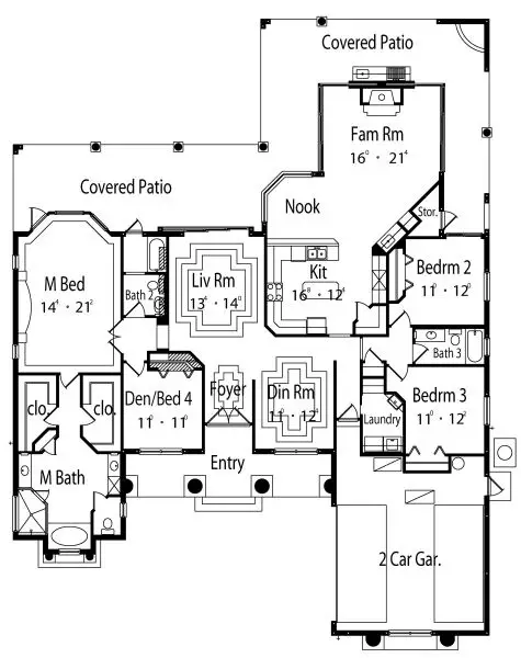 main floor house blueprint