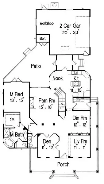 main floor house blueprint