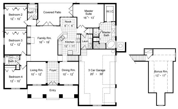 main floor house blueprint