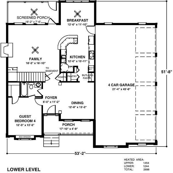 main floor house blueprint