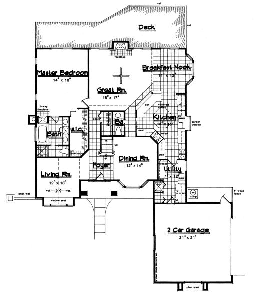 main floor house blueprint