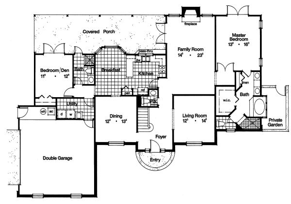main floor house blueprint