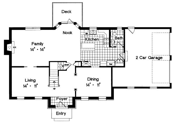 main floor house blueprint