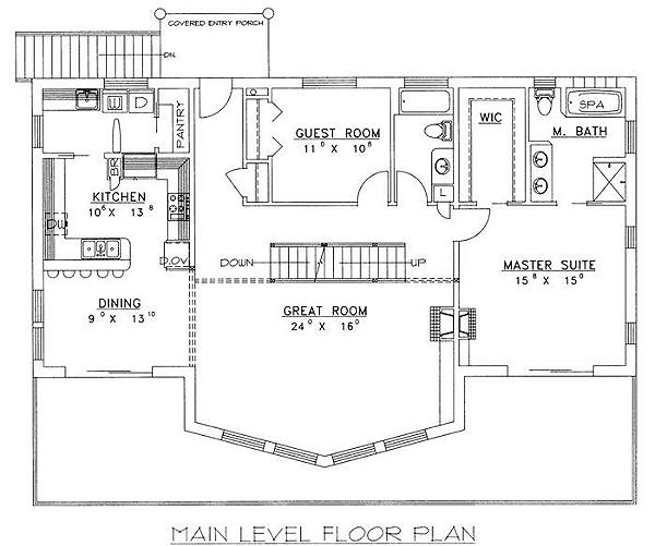 main floor house blueprint