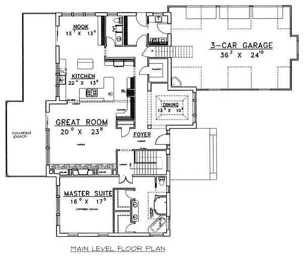 main floor house blueprint