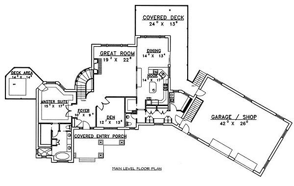 main floor house blueprint