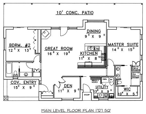 main floor house blueprint