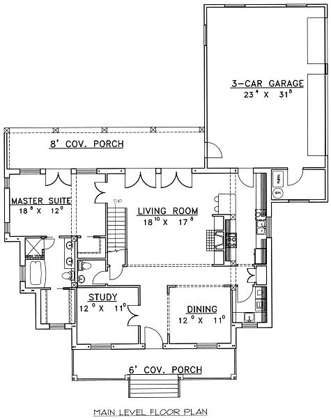 main floor house blueprint