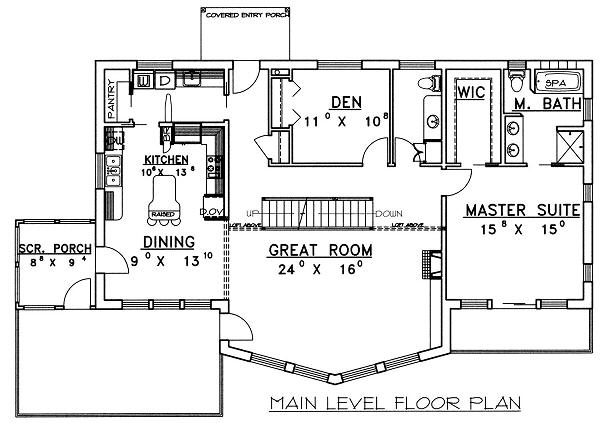 main floor house blueprint