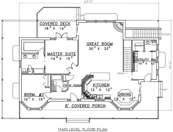 main floor house blueprint
