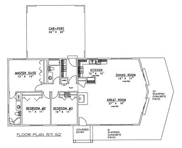 main floor house blueprint