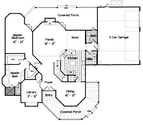 main floor house blueprint