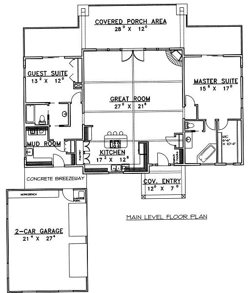 main floor house blueprint