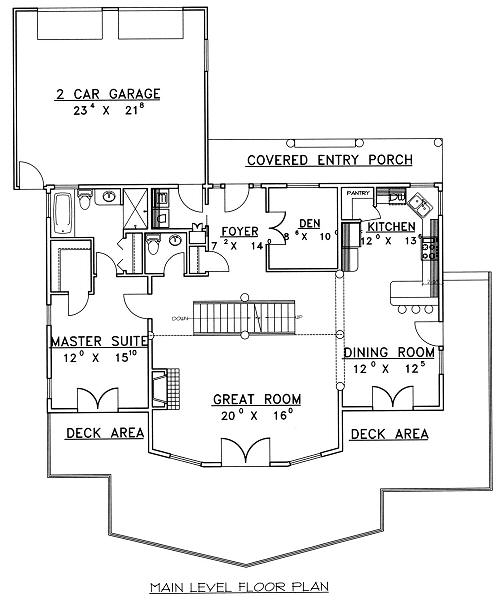 main floor house blueprint