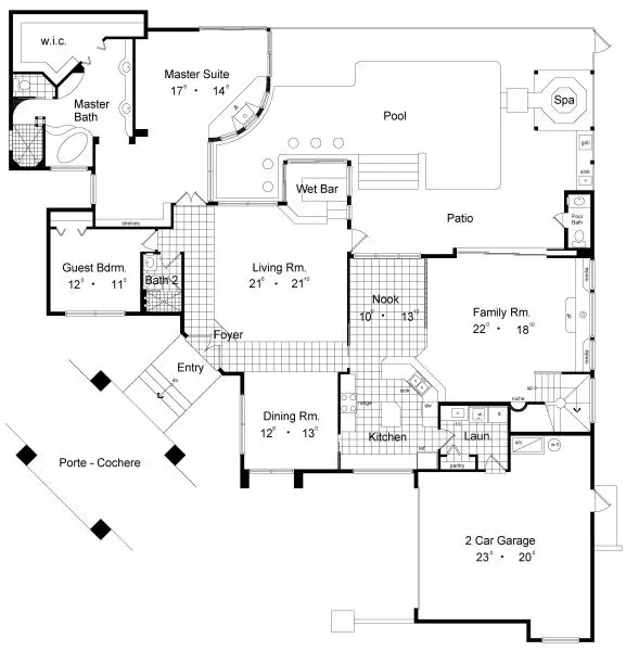 main floor house blueprint