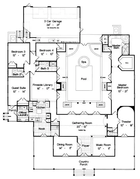main floor house blueprint