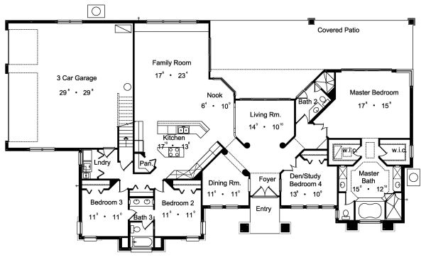main floor house blueprint