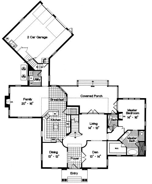 main floor house blueprint