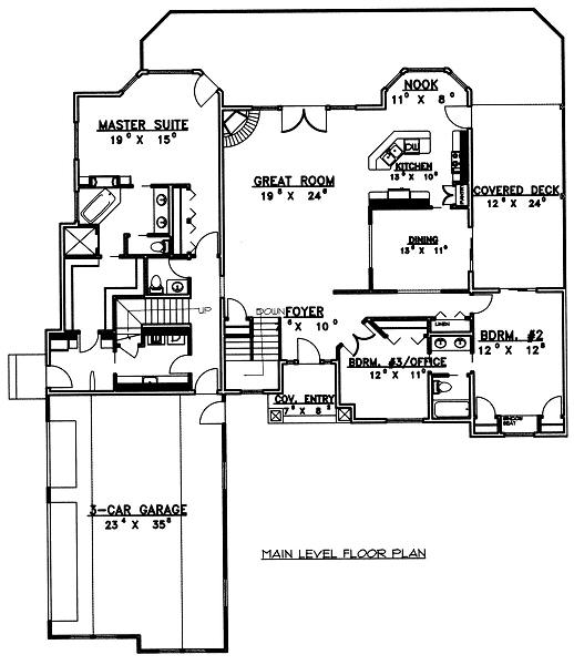 main floor house blueprint