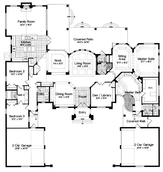 main floor house blueprint