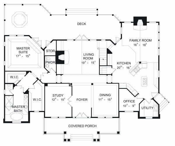 main floor house blueprint