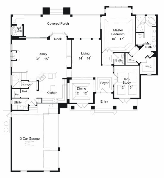 main floor house blueprint