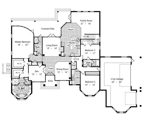 main floor house blueprint
