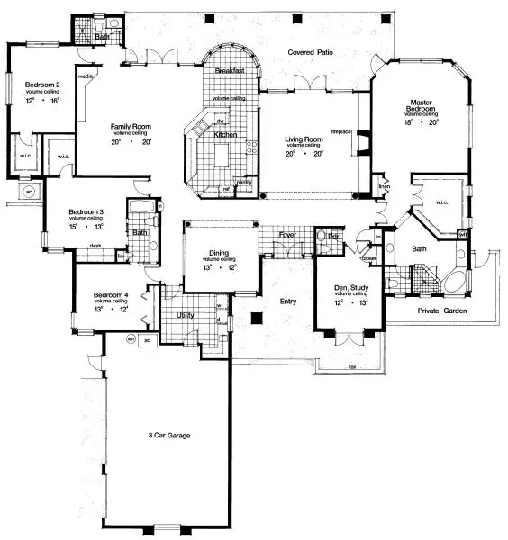 main floor house blueprint