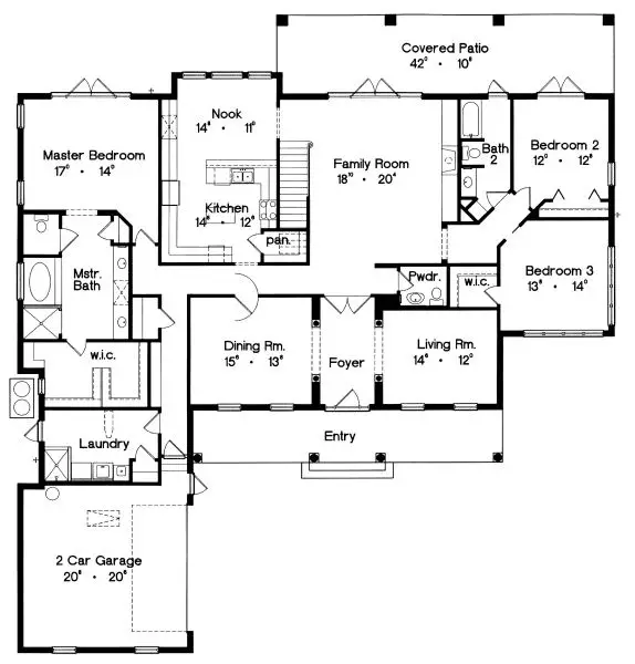main floor house blueprint