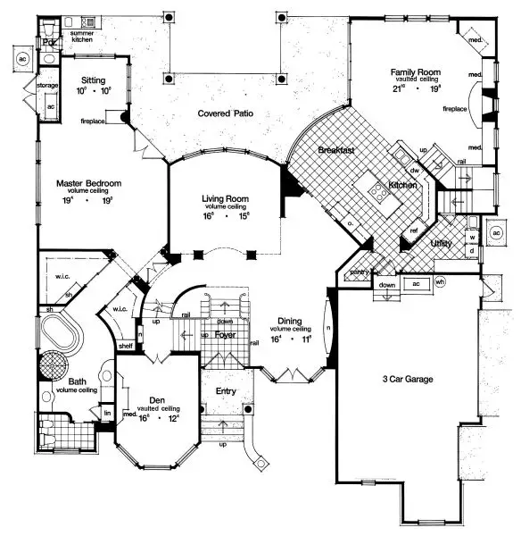 main floor house blueprint