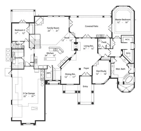 main floor house blueprint