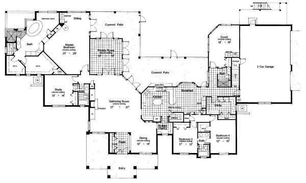 main floor house blueprint