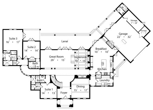 main floor house blueprint