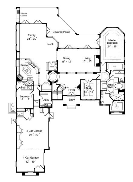 main floor house blueprint
