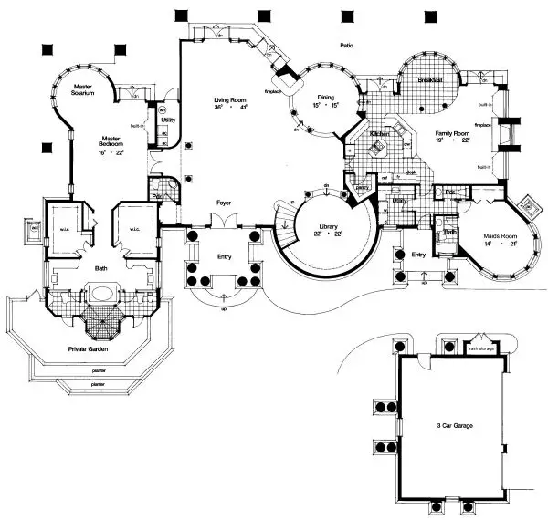 main floor house blueprint