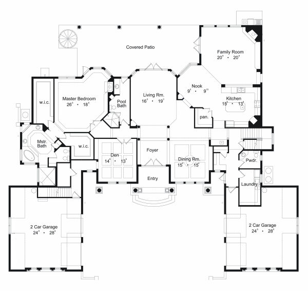 main floor house blueprint
