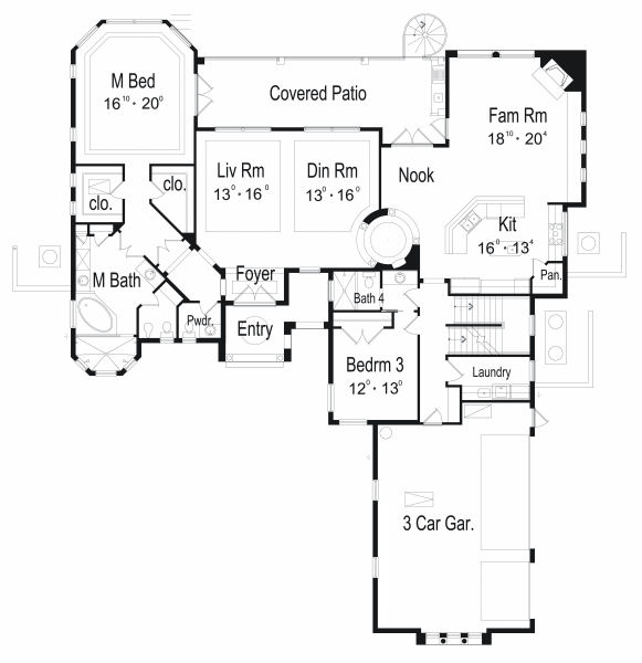 main floor house blueprint