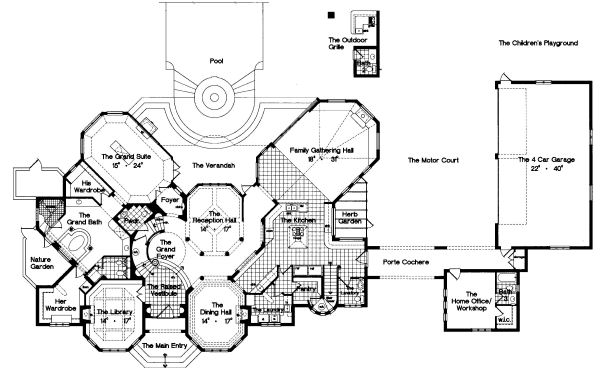 main floor house blueprint