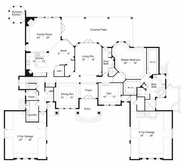main floor house blueprint