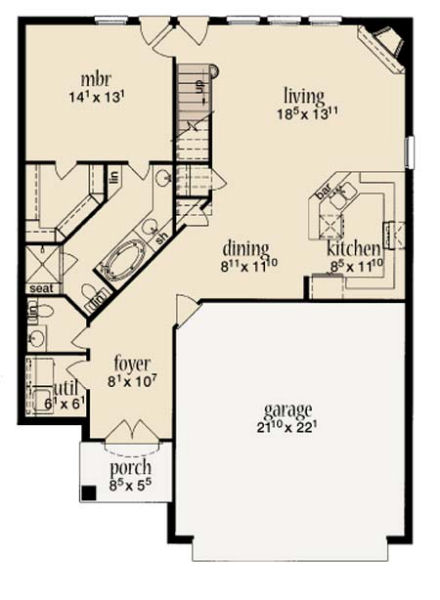 main floor house blueprint