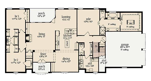 main floor house blueprint
