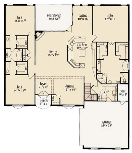 main floor house blueprint