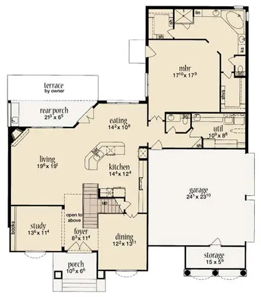 main floor house blueprint