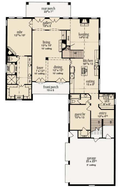 main floor house blueprint