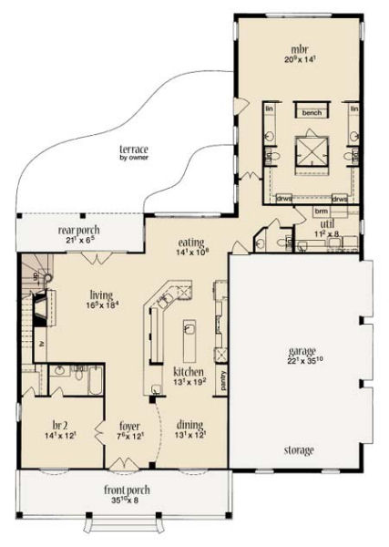 main floor house blueprint