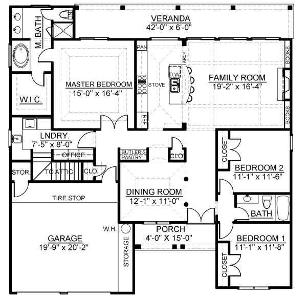 main floor house blueprint